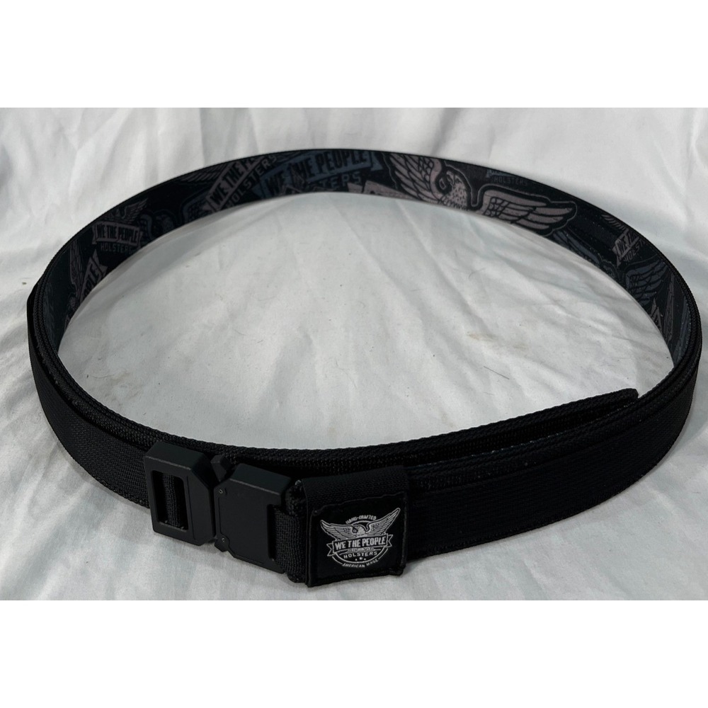 We The People Holster Tactical EDC Gun Belt Black Nylon Quick Release XL 42 - 46